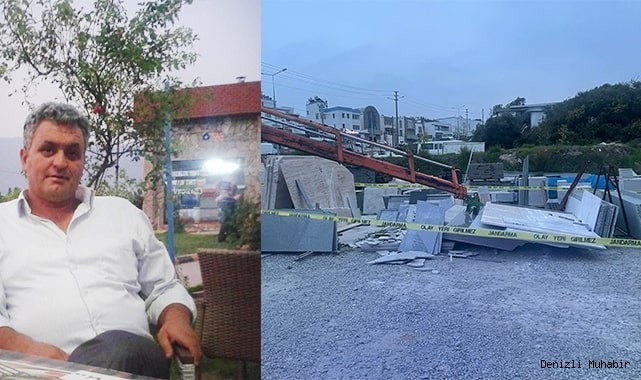 Tonlarca ağırlıktaki mermerin altında kalarak can verdi