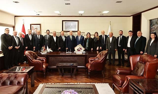 Turizmcilerden Başkan Osman Zolan’a ziyaret