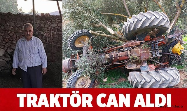 Uçuruma yuvarlanan traktörün sürücüsü öldü