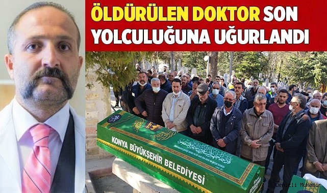 Uzman çavuş tarafından öldürülen doktor son yolculuğuna uğurlandı