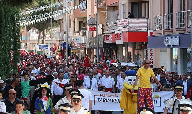 14. Sarayköy Tarım ve Kültür Festivali’ne görkemli açılış