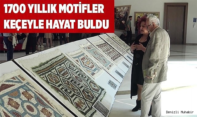 1700 yıllık kilisenin motifleri geleneksel yöntemlerle keçeyle işlendi