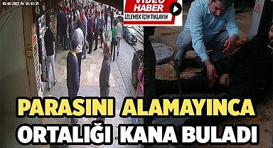 Bacağına saplanan bıçakla kaçıp canını kurtarmaya çalıştı