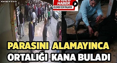 Bacağına saplanan bıçakla kaçıp canını kurtarmaya çalıştı