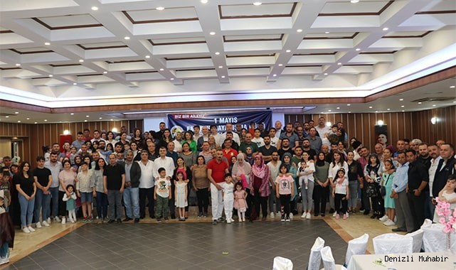 Başkan Özbaş, 1 Mayıs'ı mesai arkadaşlarıyla kutladı