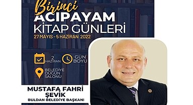 BAŞKAN ŞEVİK KİTAPLARINI İMZALAYACAK