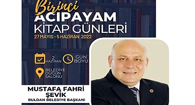 BAŞKAN ŞEVİK KİTAPLARINI İMZALAYACAK