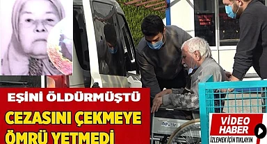 Cezaevine tekerlekli sandalyeyle gönderilen cani koca öldü