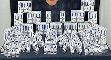 Denizli’de binlerce kaçak sigara ele geçirildi