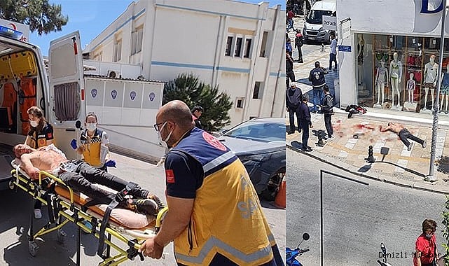 Filistinli genç, turistlerin önünde kendini jiletledi