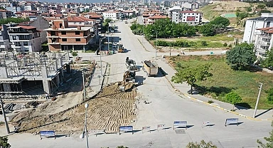 HÜSEYİN ÇOKAL CADDESİ’NDE ÇALIŞMALAR BAŞLADI