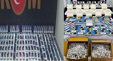 Kaçakçılar çok sayıda malzemeyle yakalandı