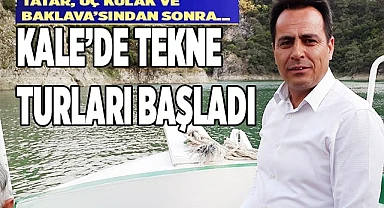 Kale'de tekne turları başladı