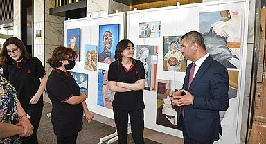 Lütfi Ege Anadolu Lisesi Öğrencileri Resim Sergisi Açtı
