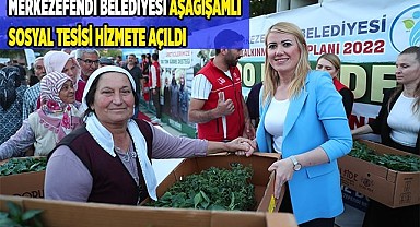 MERKEZEFENDİ BELEDİYESİ AŞAĞIŞAMLI SOSYAL TESİSİ HİZMETE AÇILDI