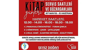 MERKEZEFENDİ BELEDİYESİ KİTAP GÜNLERİ İÇİN ÖZEL SERVİS