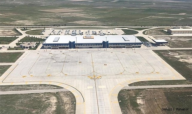 Nisan’da Çardak Havalimanını 34 bin yolcu kullandı