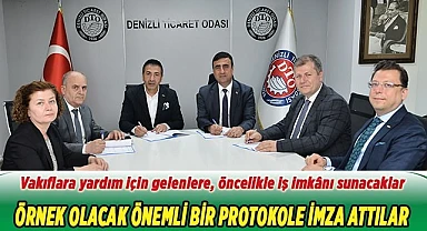 ÖRNEK OLACAK ÖNEMLİ BİR PROTOKOLE İMZA ATTILAR