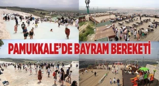 PAMUKKALE’DE BAYRAM BEREKETİ