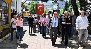 PAÜ Tarih Bölümü Doktora öğrencileri Buldan’ı gezdi