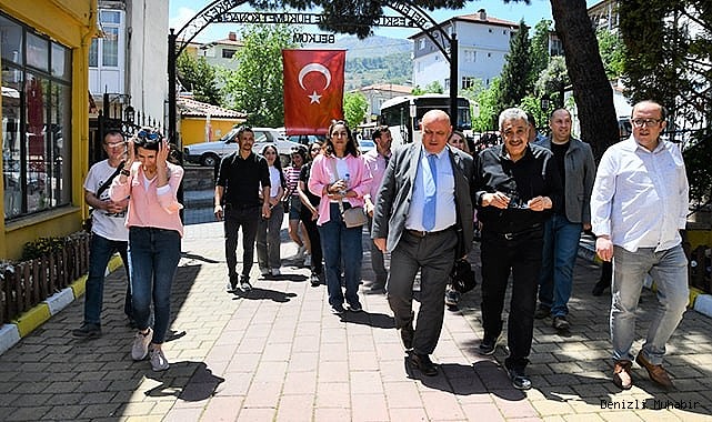 PAÜ Tarih Bölümü Doktora öğrencileri Buldan’ı gezdi