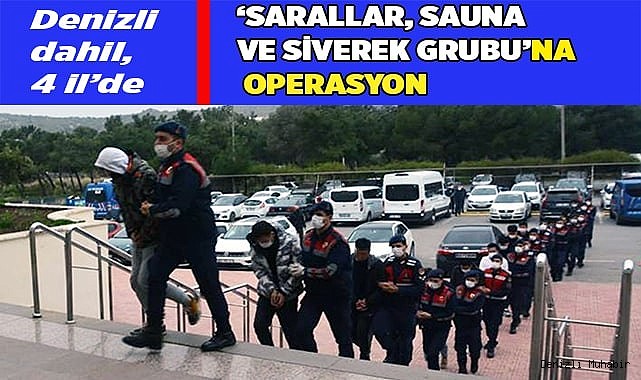 ‘Sarallar, Sauna ve Siverek Grubu’ çetelerine operasyon