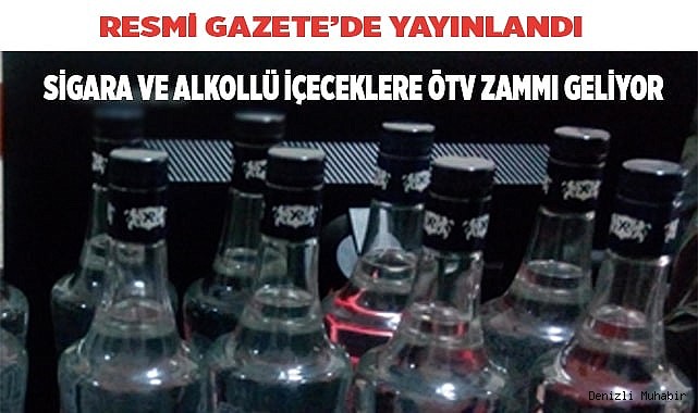 Sigara ve alkollü içeceklere ÖTV zammı geliyor
