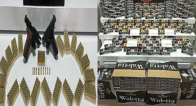 Silah kaçakçısından ele geçirilen çok sayıda fişek şaşırttı