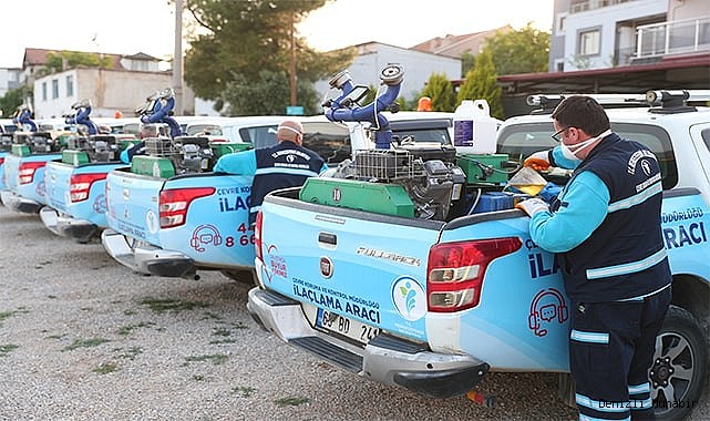 SİVRİSİNEK VE HAŞERESİZ BİR YAZ İÇİN İLAÇLAMA ÇALIŞMALARI BAŞLADI