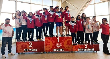 Yüzmede Denizli parmak ısırttı