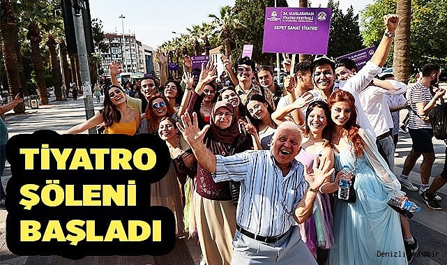 34. Uluslararası Tiyatro Festivali kortej ile başladı