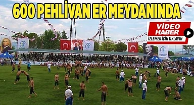 600 pehlivan er meydanında