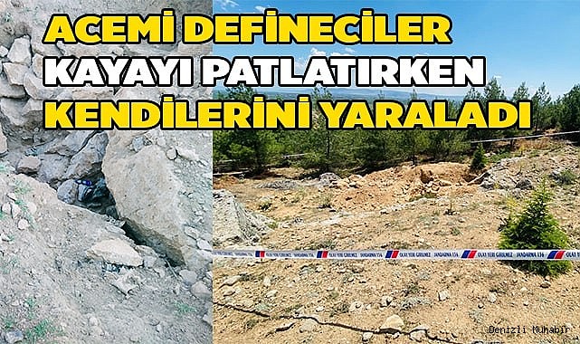 Acemi defineciler, az daha paramparça olacaklardı