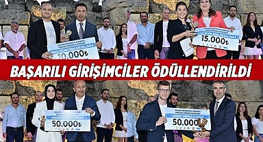 BAŞARILI GİRİŞİMCİLER ÖDÜLLENDİRİLDİ