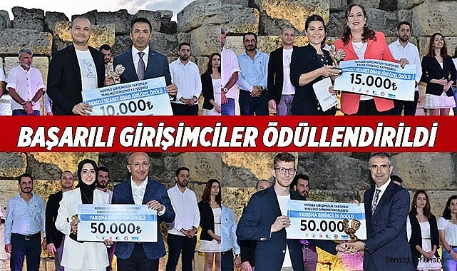 BAŞARILI GİRİŞİMCİLER ÖDÜLLENDİRİLDİ