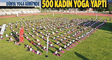 Başkan Zolan, yoga yapan kadınlarla buluştu