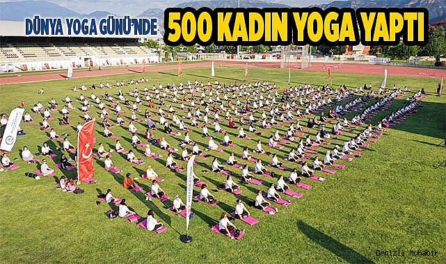 Başkan Zolan, yoga yapan kadınlarla buluştu