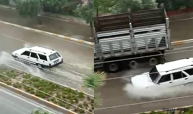 Buldan sokakları göle döndü