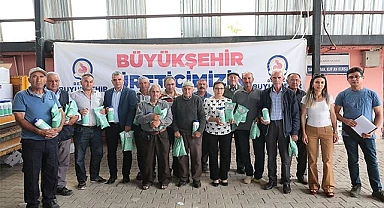 Büyükşehir’den üreticiye zirai ilaç desteği