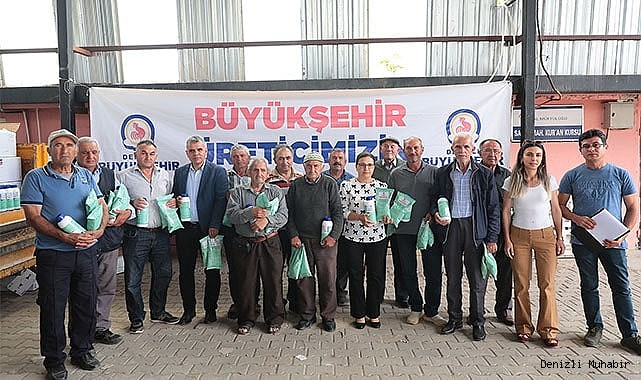 Büyükşehir’den üreticiye zirai ilaç desteği