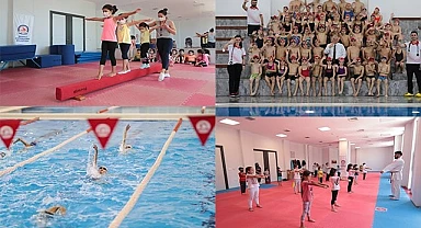 BÜYÜKŞEHİR YAZ SPOR OKULLARINA YOĞUN İLGİ