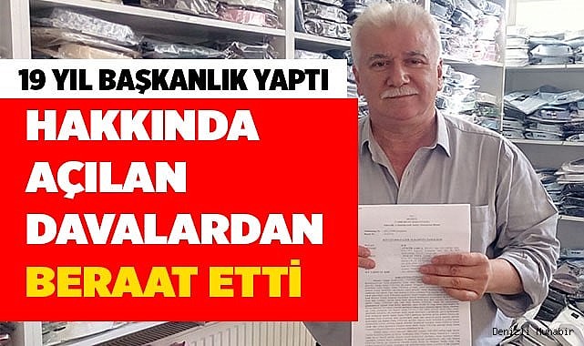 Coza, ’Dürüst çalışmalarım mahkeme kararıyla tescillendi’