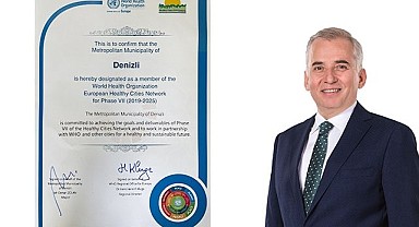 Denizli, Avrupa’nın en sağlıklı şehirleri arasında