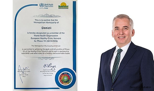 Denizli, Avrupa’nın en sağlıklı şehirleri arasında
