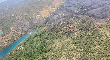 Emniyet'ten Marmaris’teki yangın söndürme çalışmalarına destek