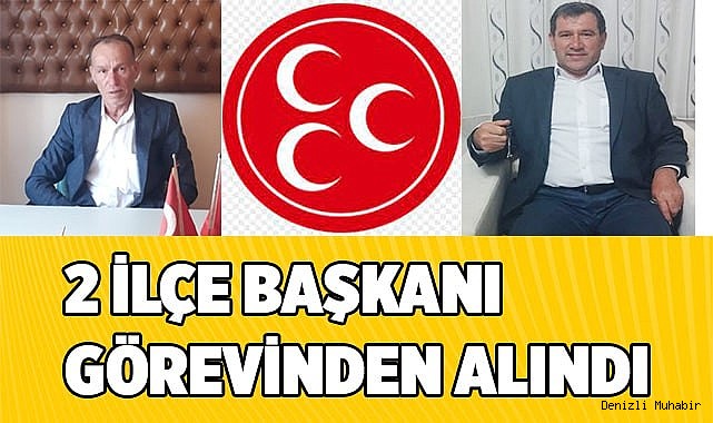 Genel merkez tarafından görevden alındılar