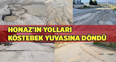 Honaz’ın yolları köstebek yuvasına döndü