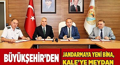 Kale, Büyükşehir ile yeni bir meydan ve jandarma binasına kavuşacak