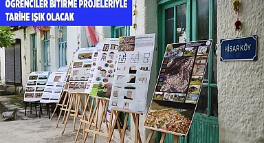 Öğrenciler bitirme projeleriyle tarihe ışık olacak