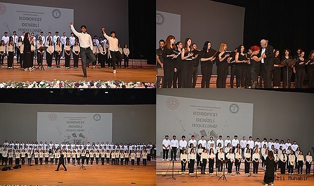 Okul koroları hünerlerini sahneledi